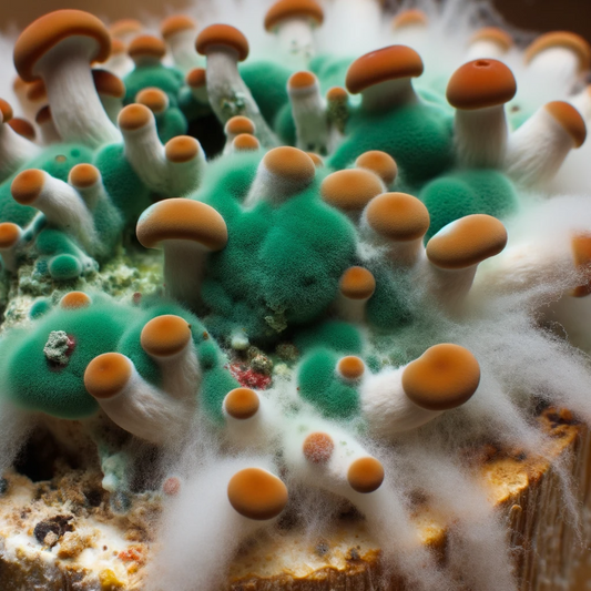 contamination in monotub mushroom growing