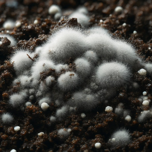 cobweb mold in monotub mushroom growing