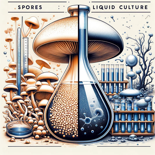 What is the Difference Between Mushroom Spores & Liquid Culture