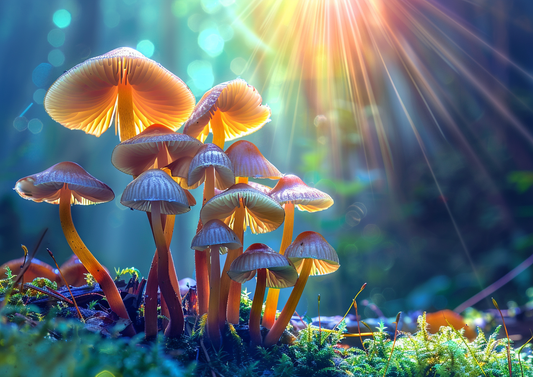 do mushrooms need light to grow