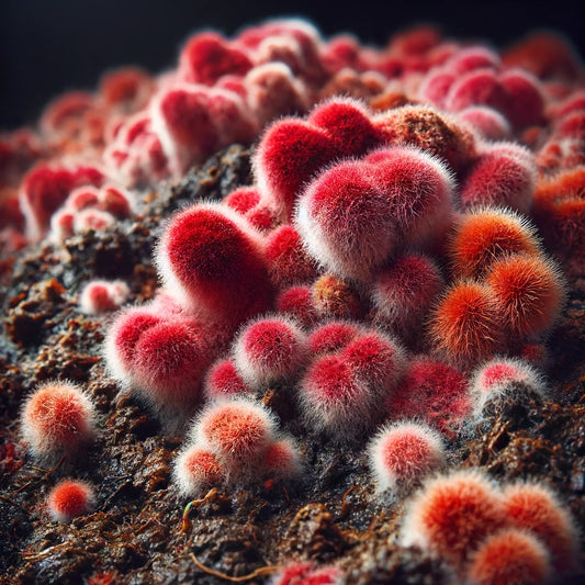 lipstick mold in monotub mushroom growing