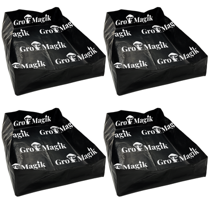 Gro Magik Pack Monotub Liners, Pre-Cut and Folded, Fits 66 - 68-Quarts Monotub, Storage Totes or Plastic Liners for Mushroom Monotub, 3 Count