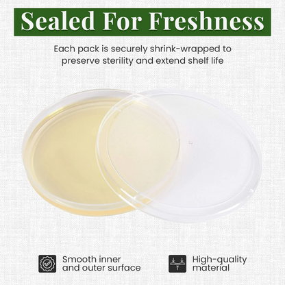 Gro Magik Pre-Poured Potato, Dextrose and Agar Plates for Mycology, 10-Packs