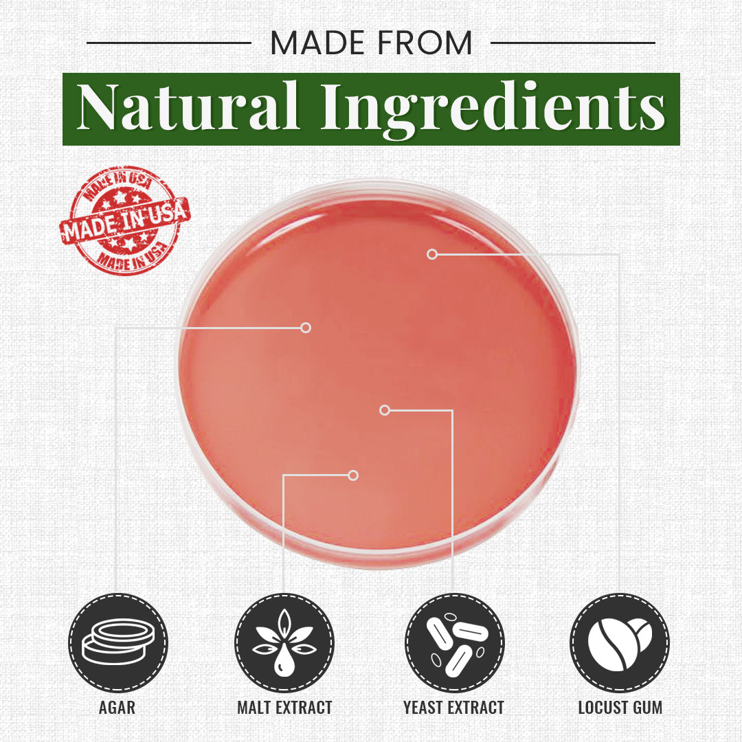 malt extract agar plates natural ingredients