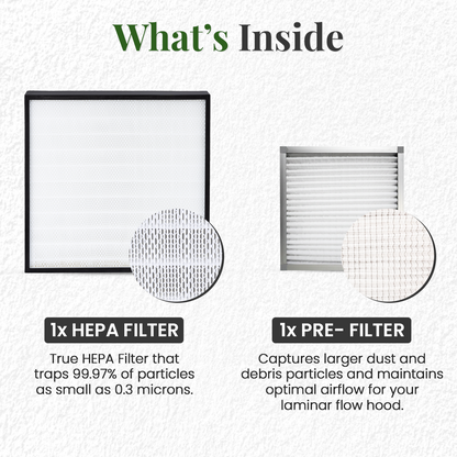 Flowhood Pre-Filter and HEPA FIlter