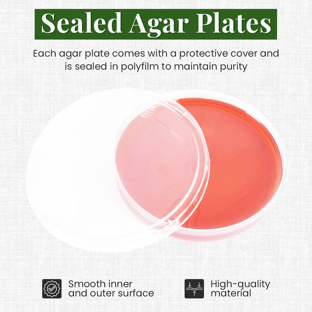 sealed agar plates